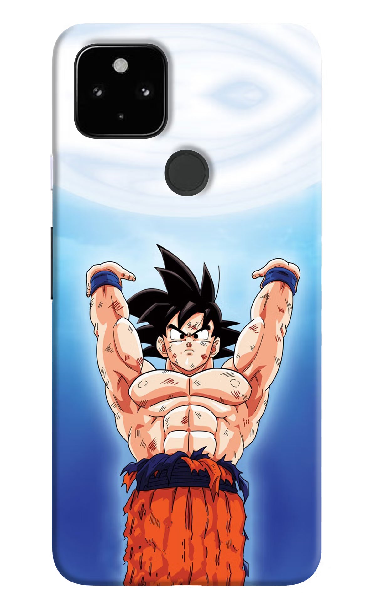 Goku Power Google Pixel 4A Hard Case Back Cover by Casekaro