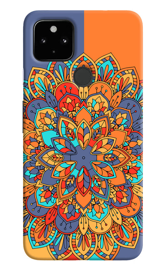 Color Mandala Google Pixel 4A Hard Case Back Cover by Casekaro