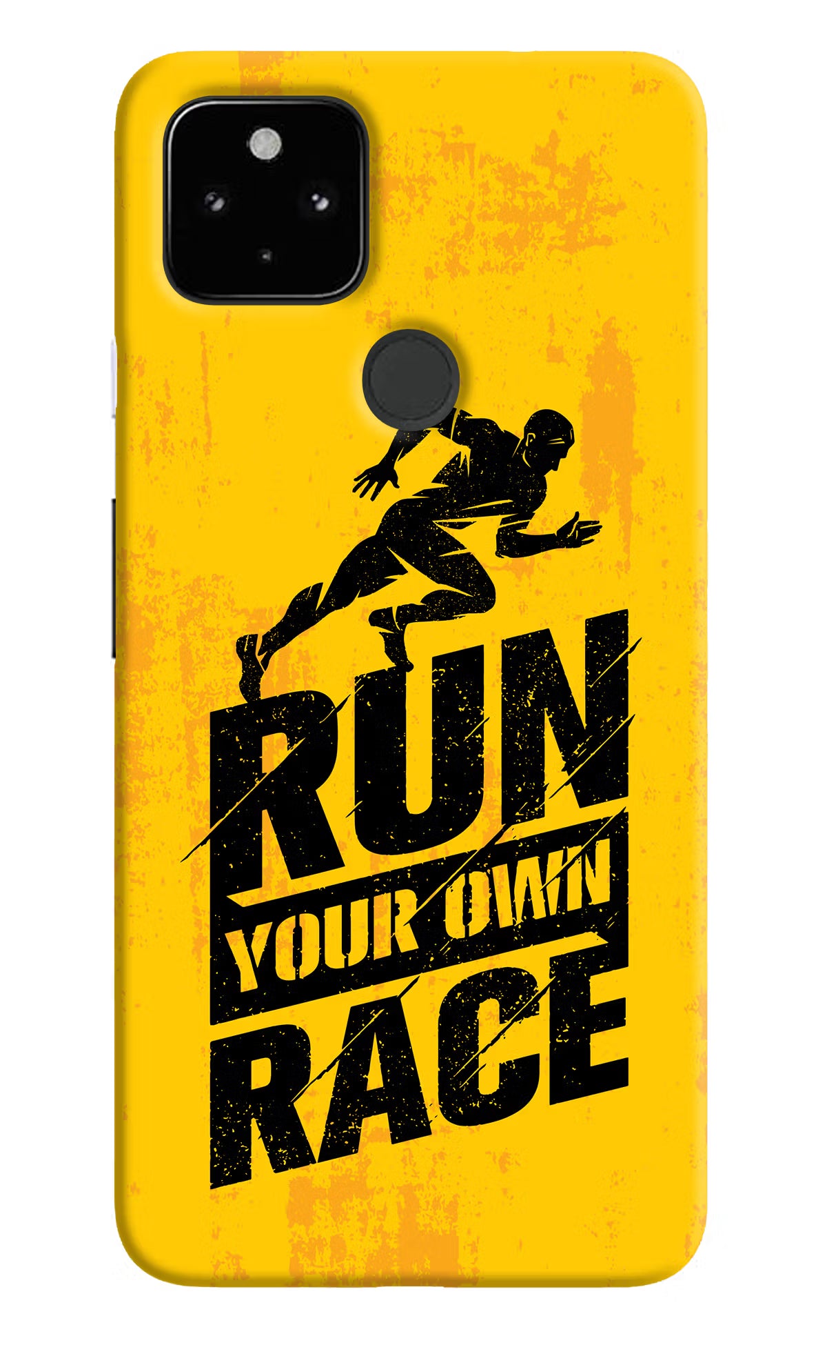 Run Your Own Race Google Pixel 4A Hard Case Back Cover by Casekaro