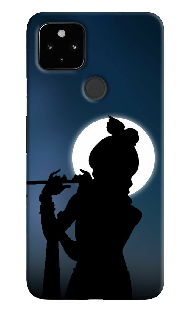 Shri Krishna Silhouette Google Pixel 4A Hard Case Back Cover by Casekaro