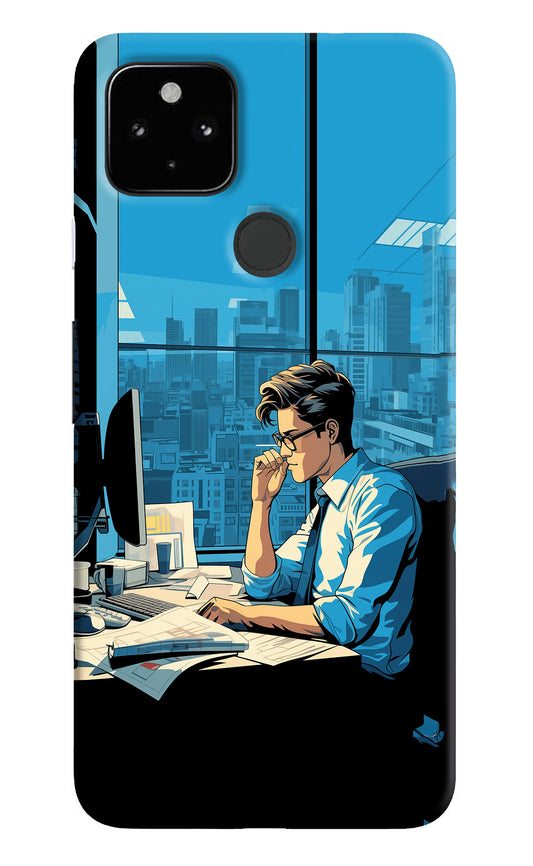 Focused Hustler (AI Generated) Google Pixel 4A Hard Case Back Cover by Casekaro