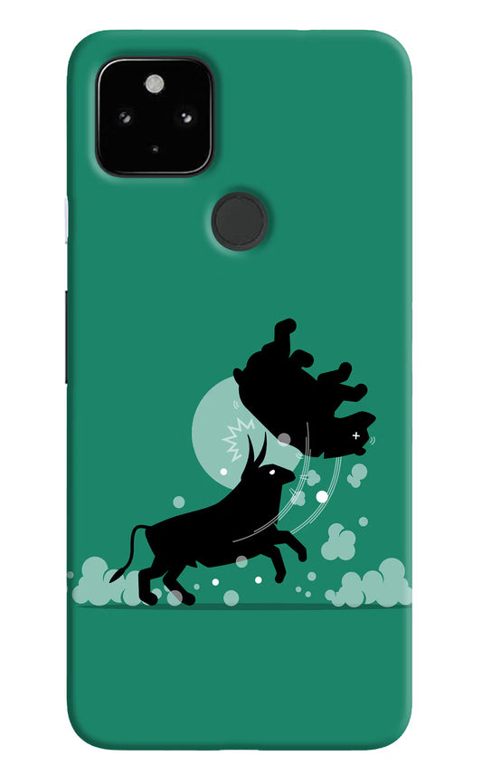 Bull Conqueror Google Pixel 4A Hard Case Back Cover by Casekaro