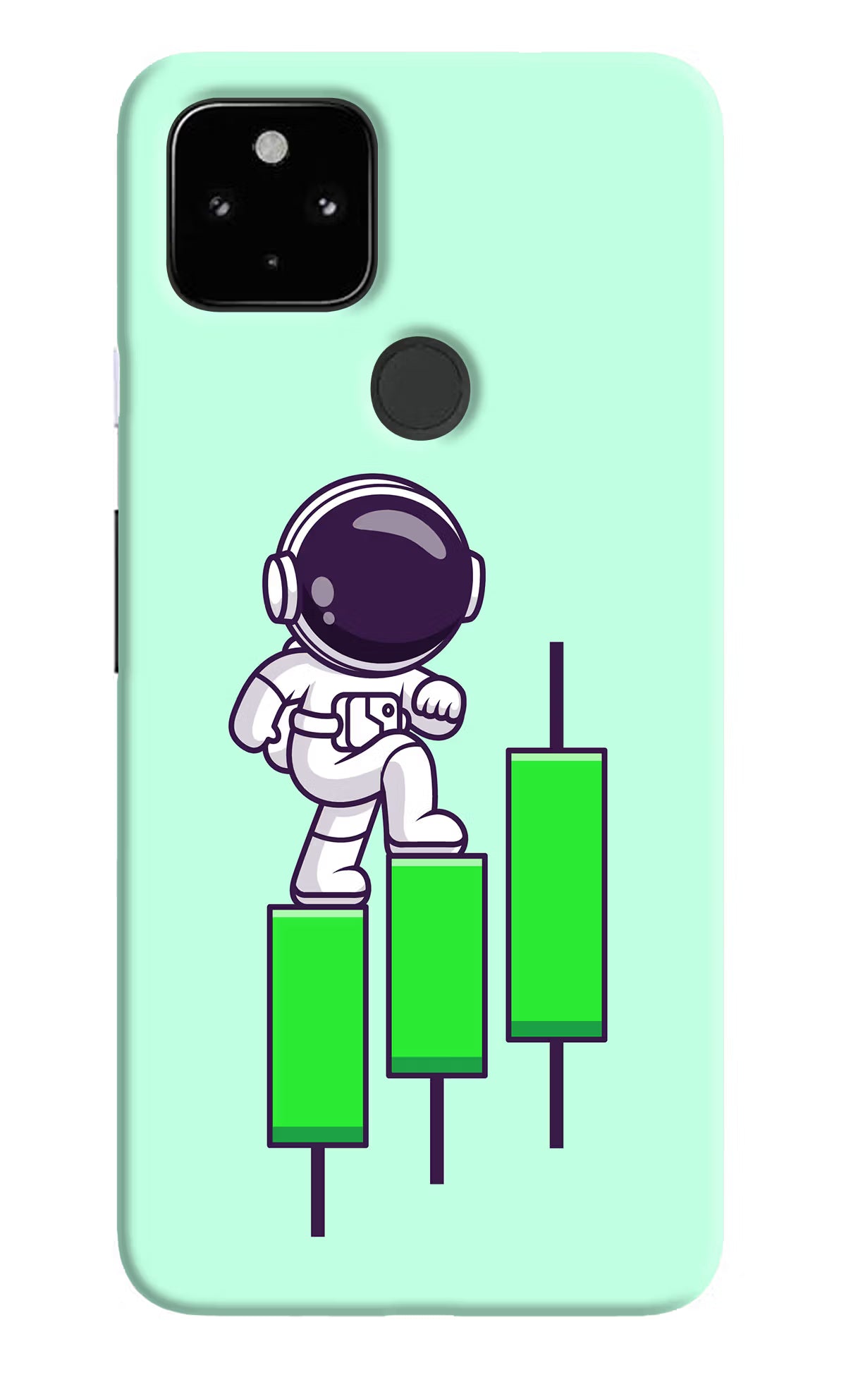Astronaut Trader Google Pixel 4A Hard Case Back Cover by Casekaro