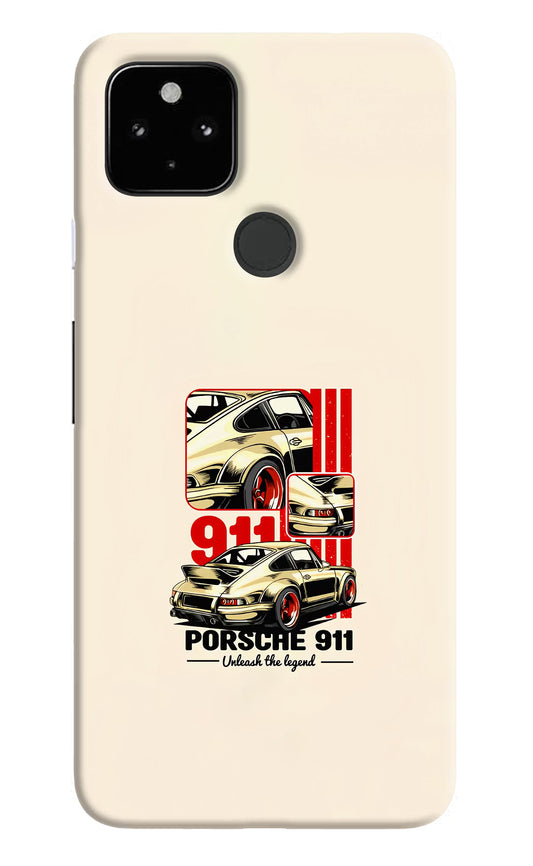 Classic Porsche 911 Google Pixel 4A Hard Case Back Cover by Casekaro