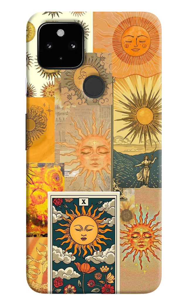 Sun Google Pixel 4A Hard Case Back Cover by Casekaro
