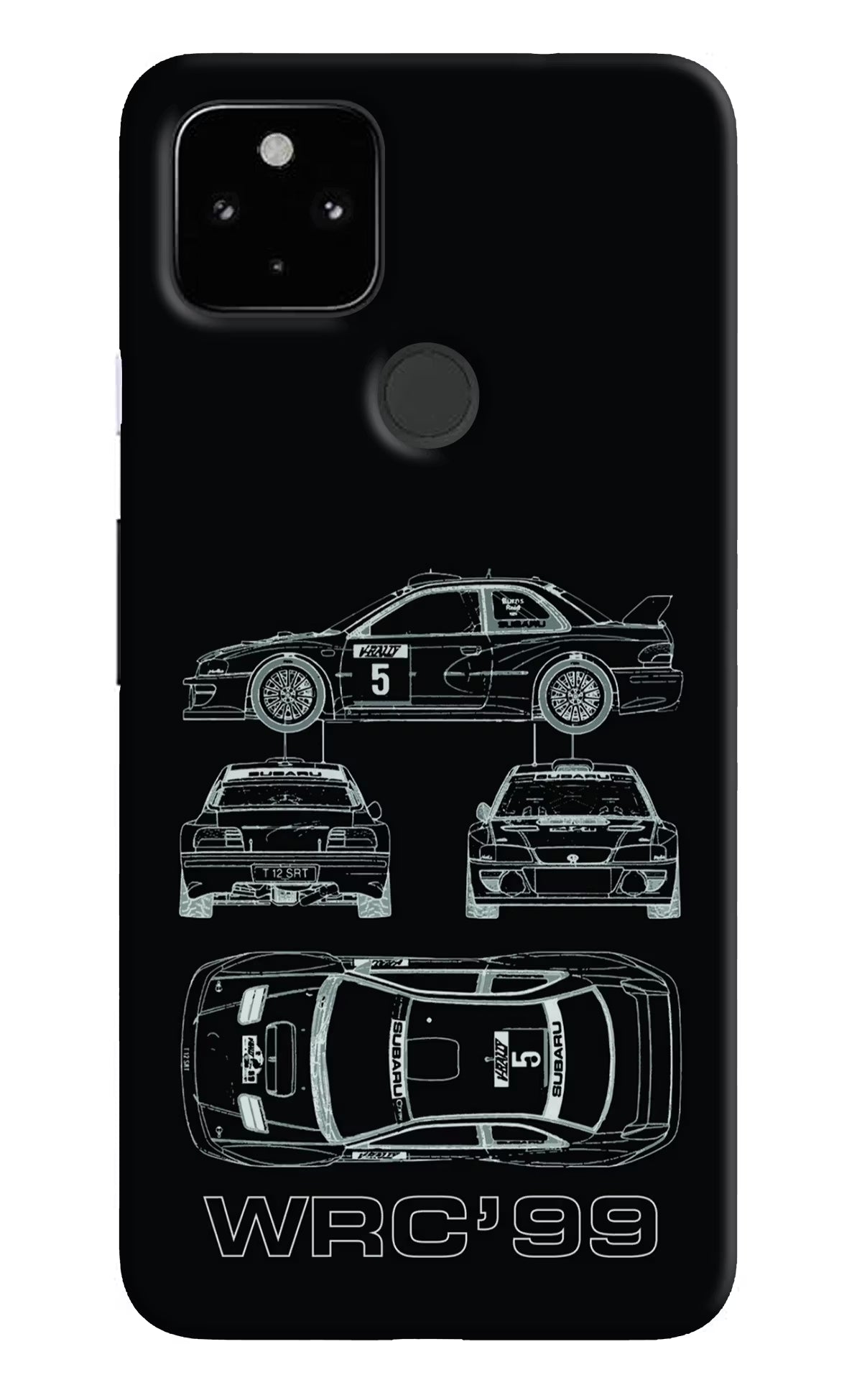 WRC'99 Google Pixel 4A Hard Case Back Cover by Casekaro