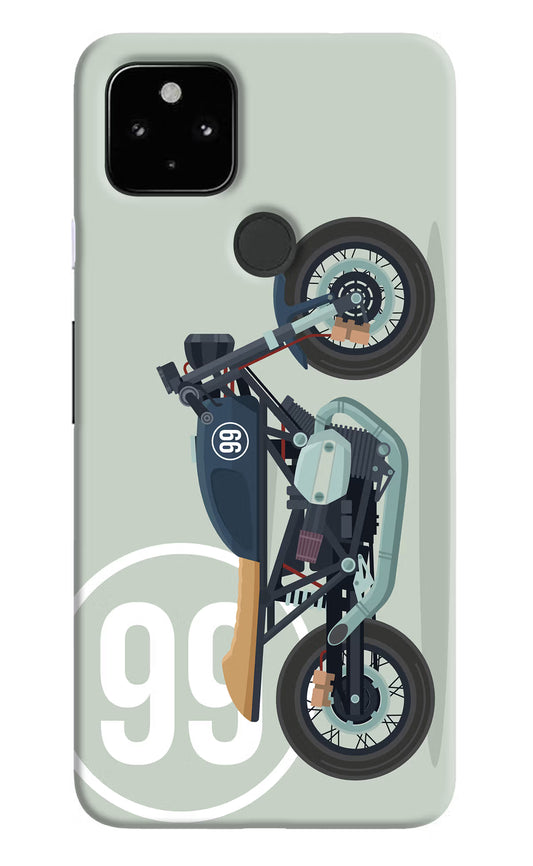 Classic Cafe Racer 99 Google Pixel 4A Hard Case Back Cover by Casekaro