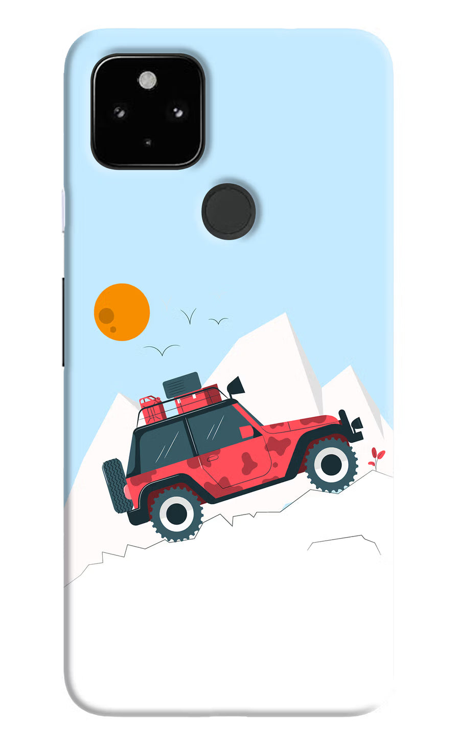 Mountain Trail Beast Google Pixel 4A Back Cover, Hard case