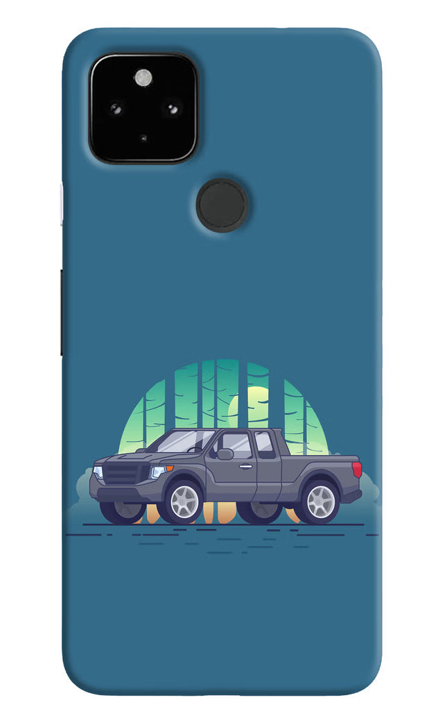 Retro Garage Vibe Google Pixel 4A Hard Case Back Cover by Casekaro