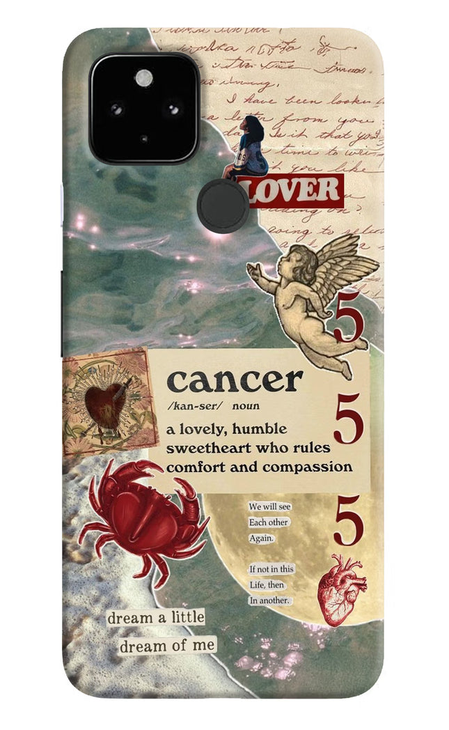 Cancer Zodiac Google Pixel 4A Hard Case Back Cover by Casekaro