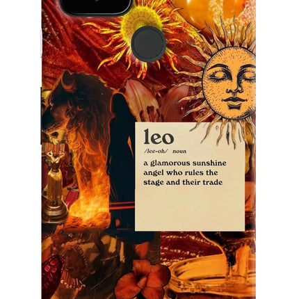 Leo Zodiac Google Pixel 4A Hard Case Back Cover by Casekaro