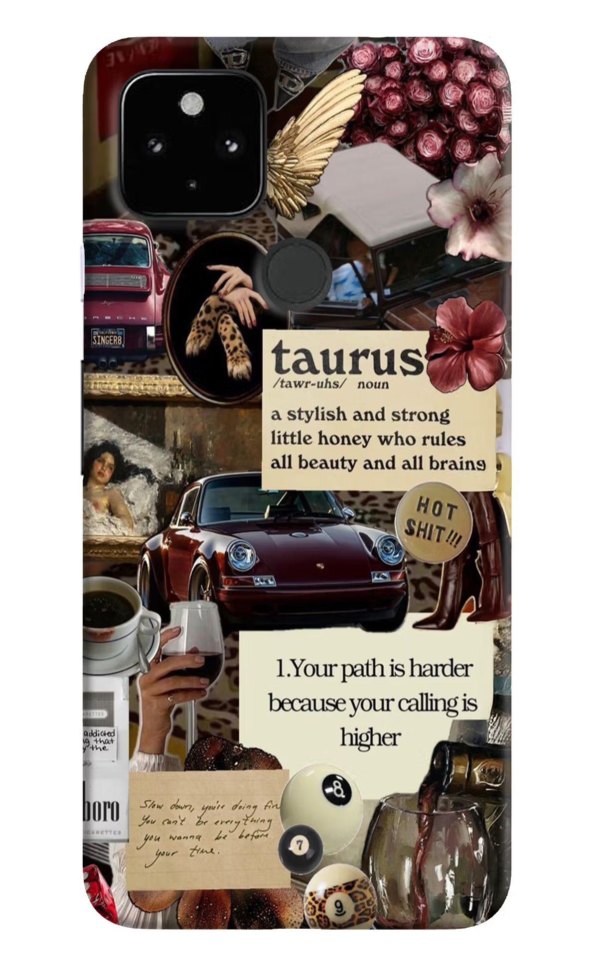 Taurus Zodiac Google Pixel 4A Hard Case Back Cover by Casekaro