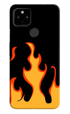 Fired Up – Black Google Pixel 4A Hard Case Back Cover by Casekaro