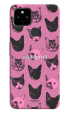 Pink Cats Google Pixel 4A Hard Case Back Cover by Casekaro