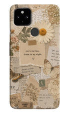 Vintage case Google Pixel 4A Hard Case Back Cover by Casekaro