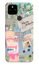 Studio Ghibli Google Pixel 4A Hard Case Back Cover by Casekaro