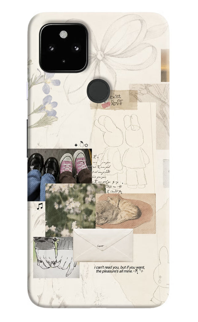 Soft Aesthetic Google Pixel 4A Hard Case Back Cover by Casekaro