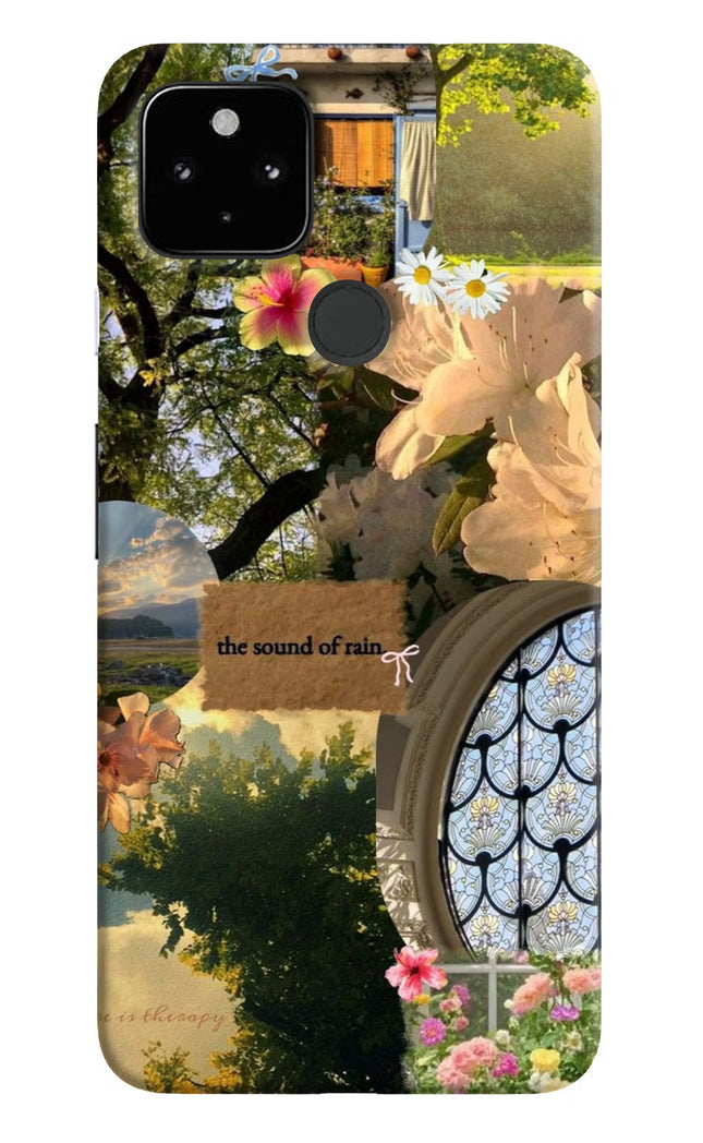 Rain Google Pixel 4A Hard Case Back Cover by Casekaro