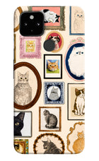 Mirror Cats Google Pixel 4A Hard Case Back Cover by Casekaro