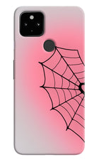 Pink Web Google Pixel 4A Hard Case Back Cover by Casekaro