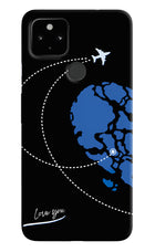Love Orbit Google Pixel 4A Hard Case Back Cover by Casekaro