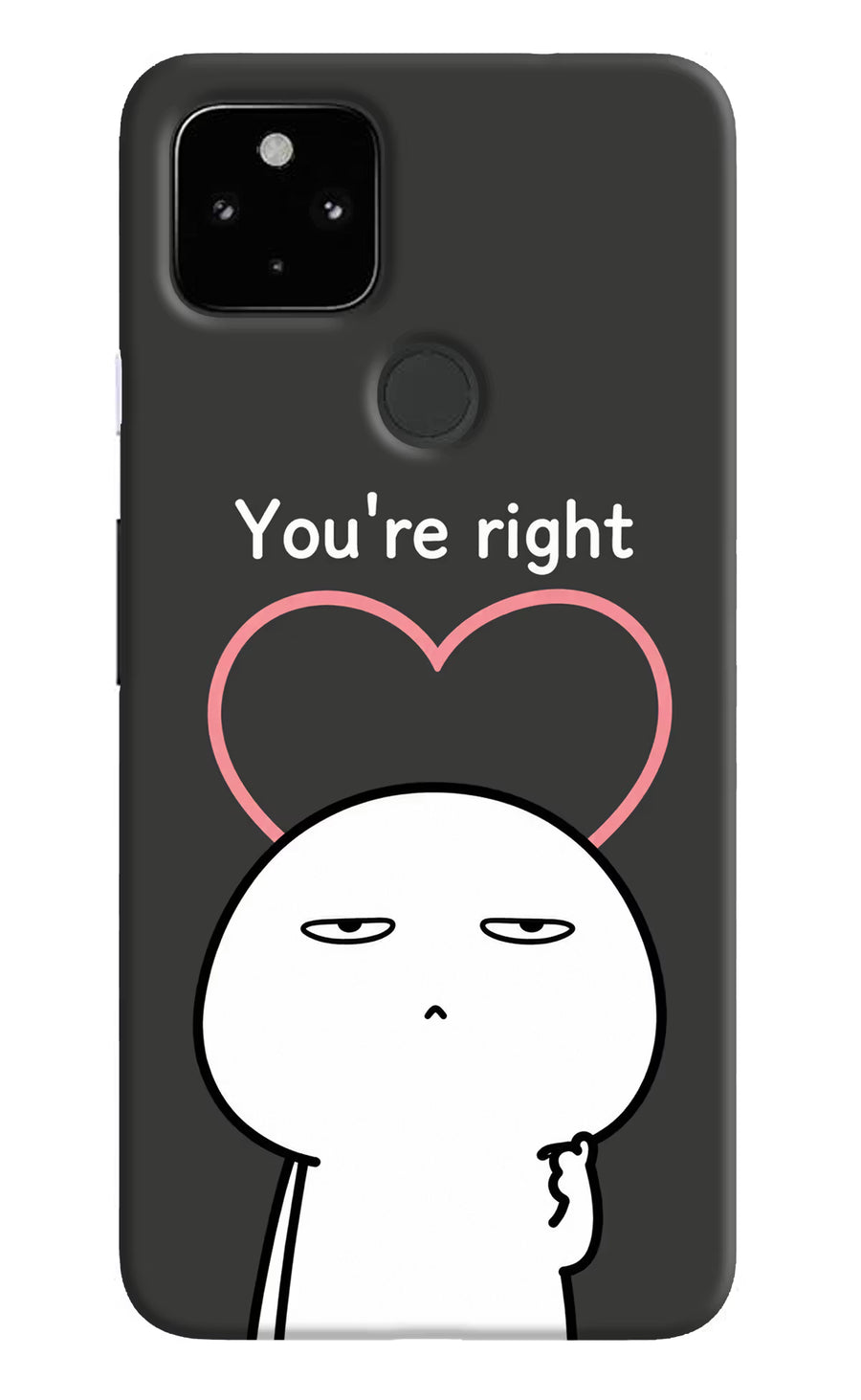 You're Right Google Pixel 4A Back Cover, Hard case