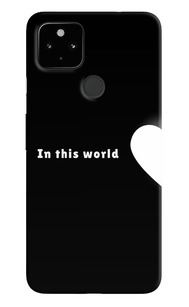 This World Google Pixel 4A Hard Case Back Cover by Casekaro