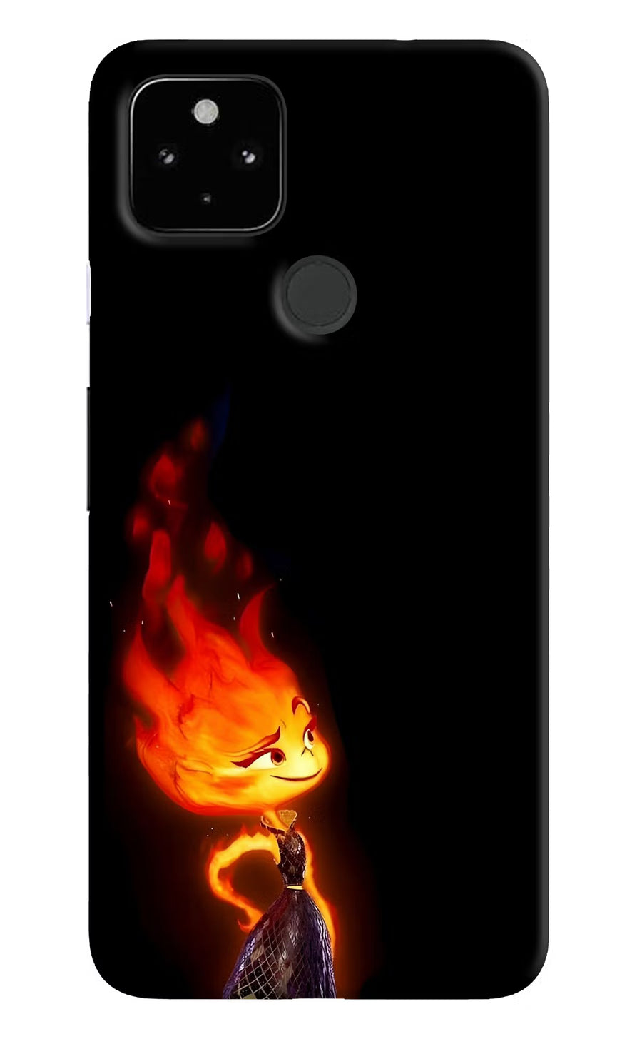 Ember Flame Google Pixel 4A Back Cover, Hard case