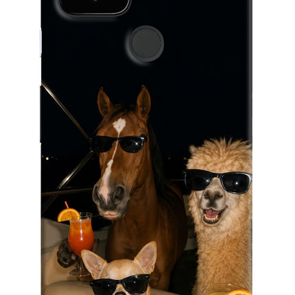Party Squad Google Pixel 4A Hard Case Back Cover by Casekaro