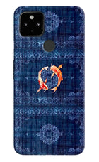 Koi Blue Google Pixel 4A Back Cover
