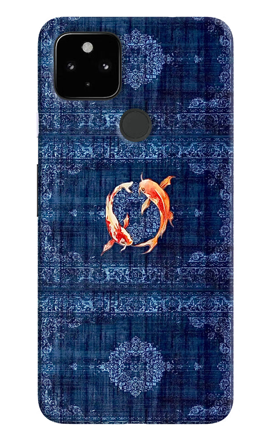 Koi Blue Google Pixel 4A Back Cover, Hard case
