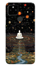 Space Monk Google Pixel 4A Hard Case Back Cover by Casekaro