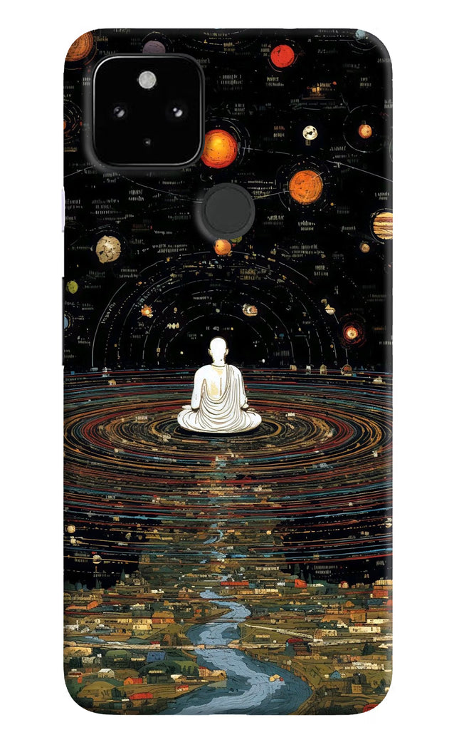 Space Monk Google Pixel 4A Hard Case Back Cover by Casekaro