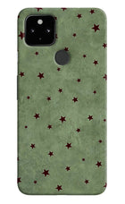 Green Stars Google Pixel 4A Back Cover