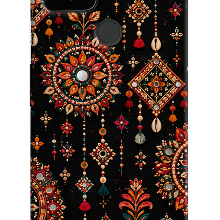 Boho Noir Google Pixel 4A Back Cover