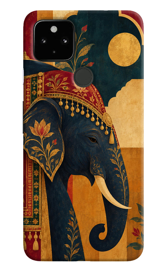 Royal Elephant Google Pixel 4A Hard Case Back Cover by Casekaro