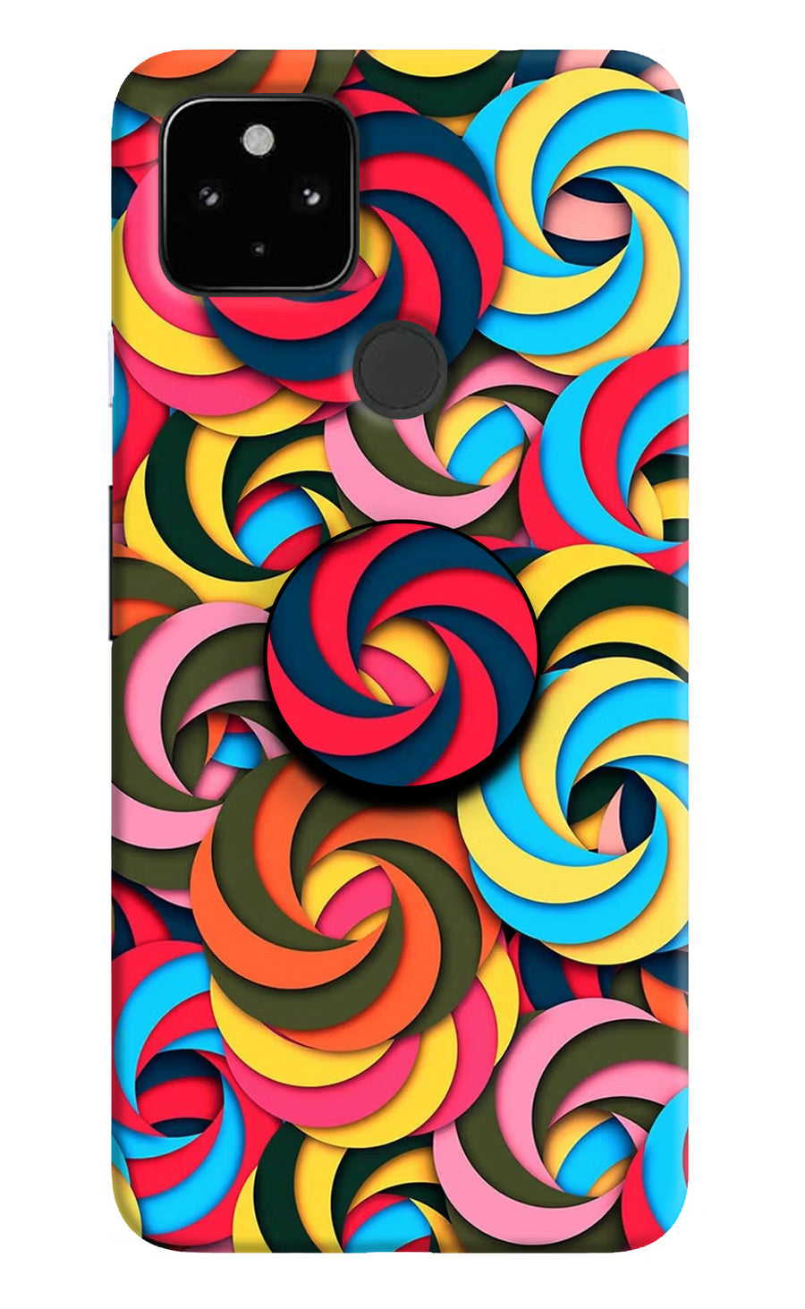 Spiral Pattern Google Pixel 4A Pop Case, Hard case