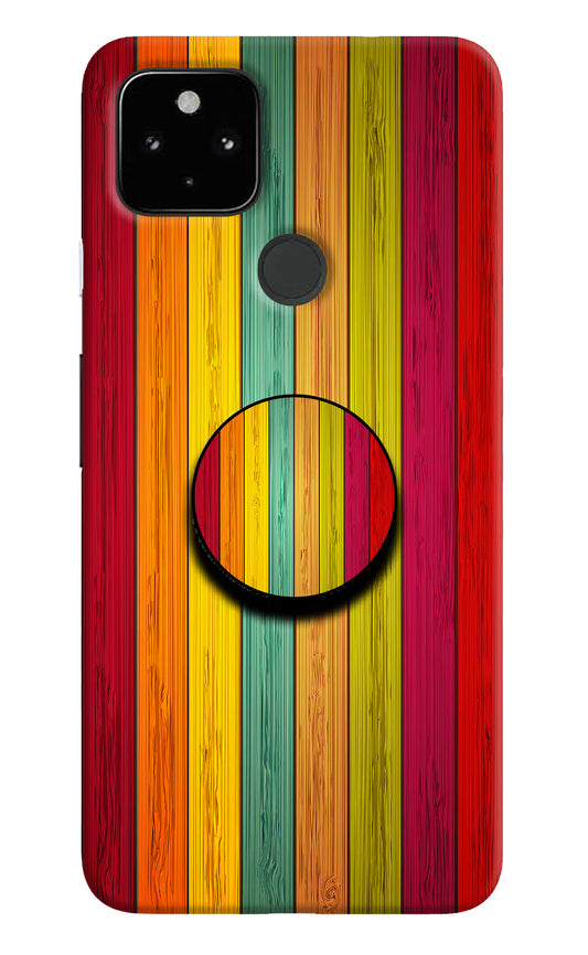Multicolor Wooden Google Pixel 4A Pop Case by Casekaro