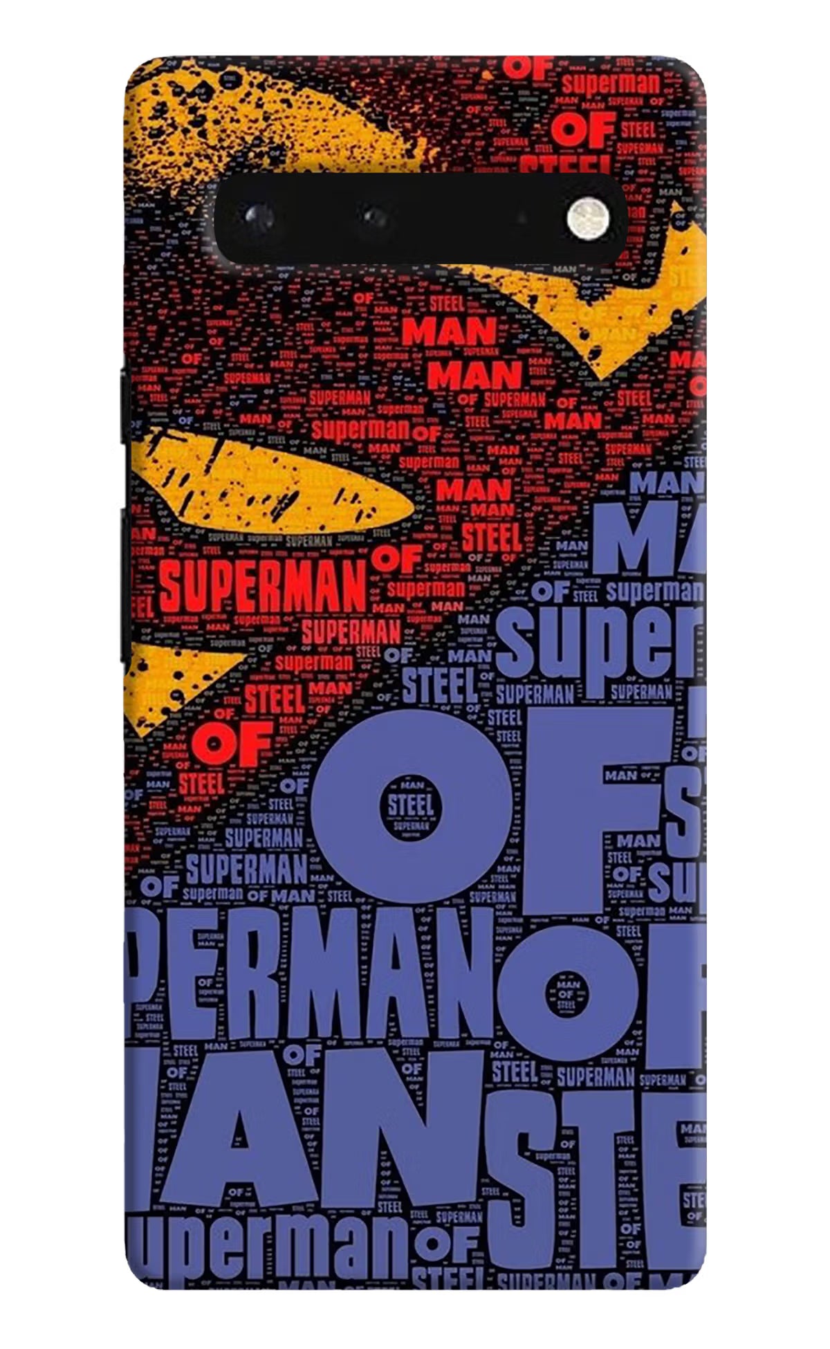 Superman Google Pixel 6 Hard Case Back Cover by Casekaro