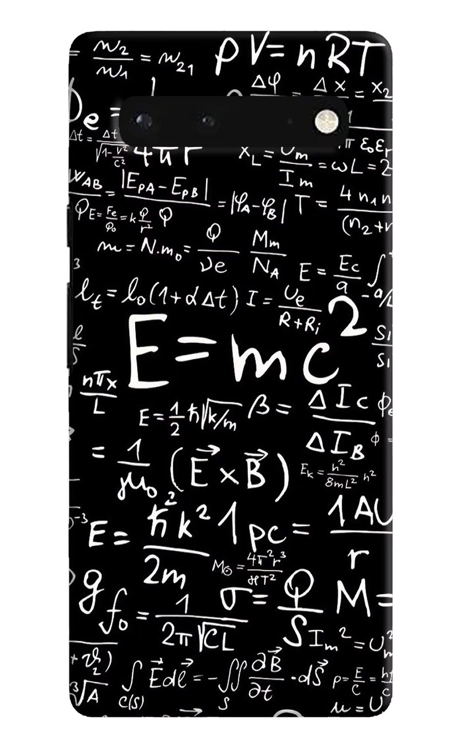 Physics Formula Google Pixel 6 Back Cover, Hard case