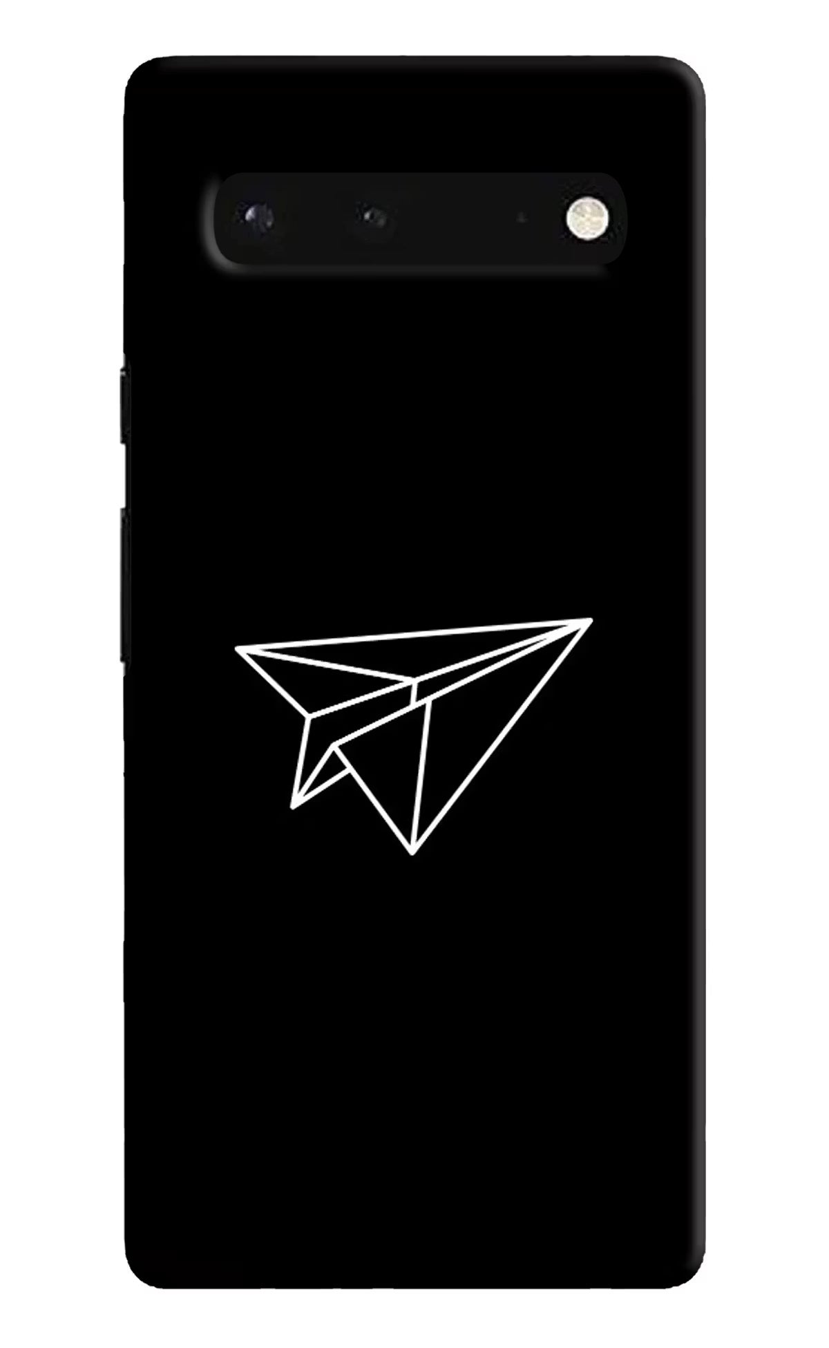 Paper Plane White Google Pixel 6 Hard Case Back Cover by Casekaro