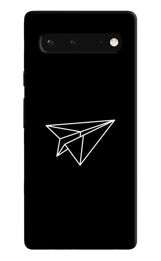 Paper Plane White Google Pixel 6 Hard Case Back Cover by Casekaro