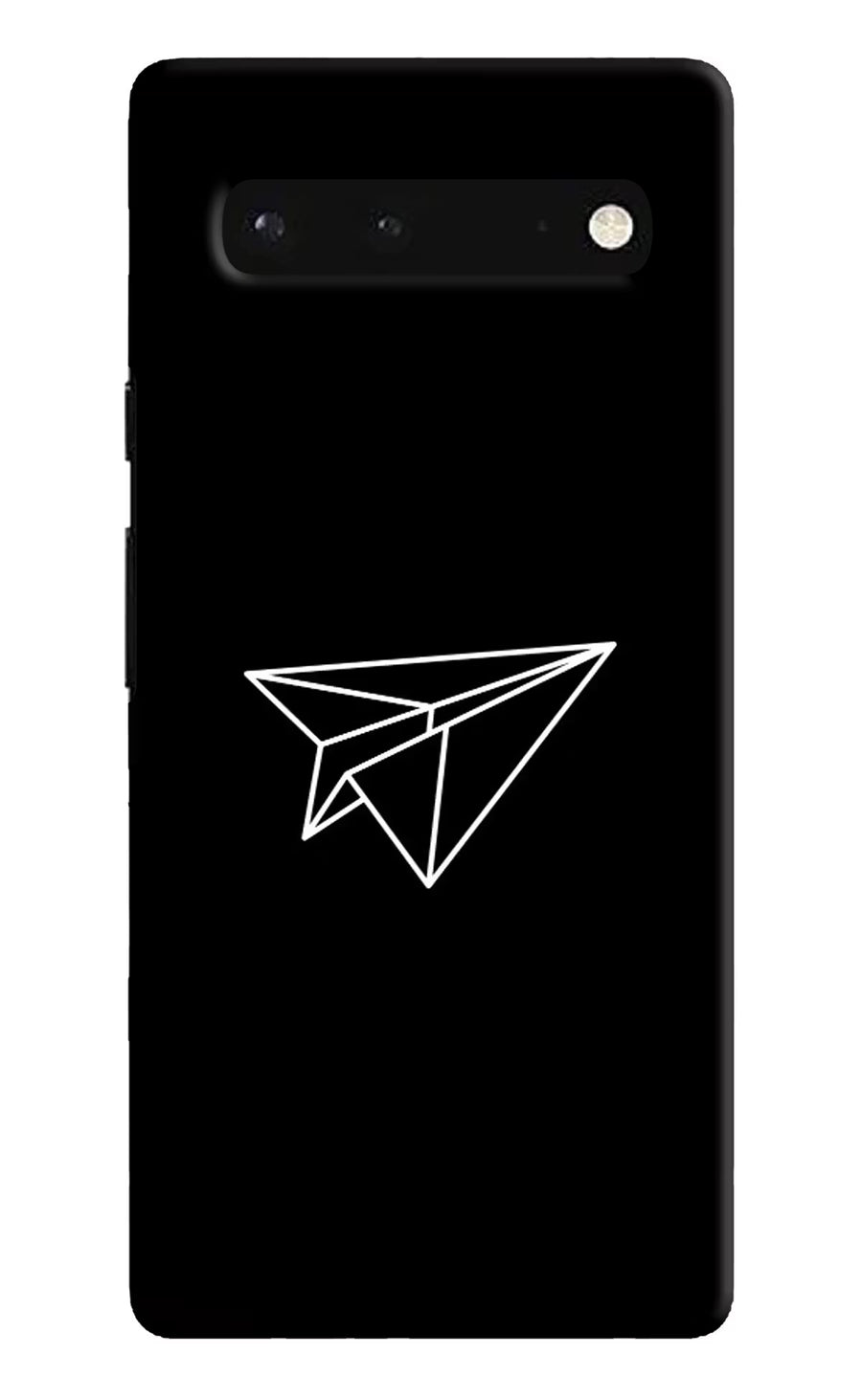 Paper Plane White Google Pixel 6 Back Cover, Hard case