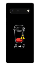 Coffee Google Pixel 6 Hard Case Back Cover by Casekaro