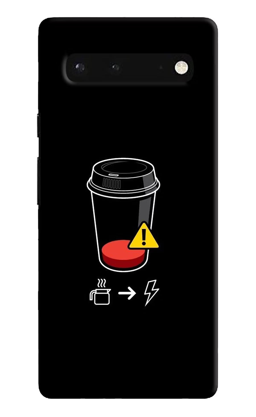 Coffee Google Pixel 6 Back Cover, Hard case