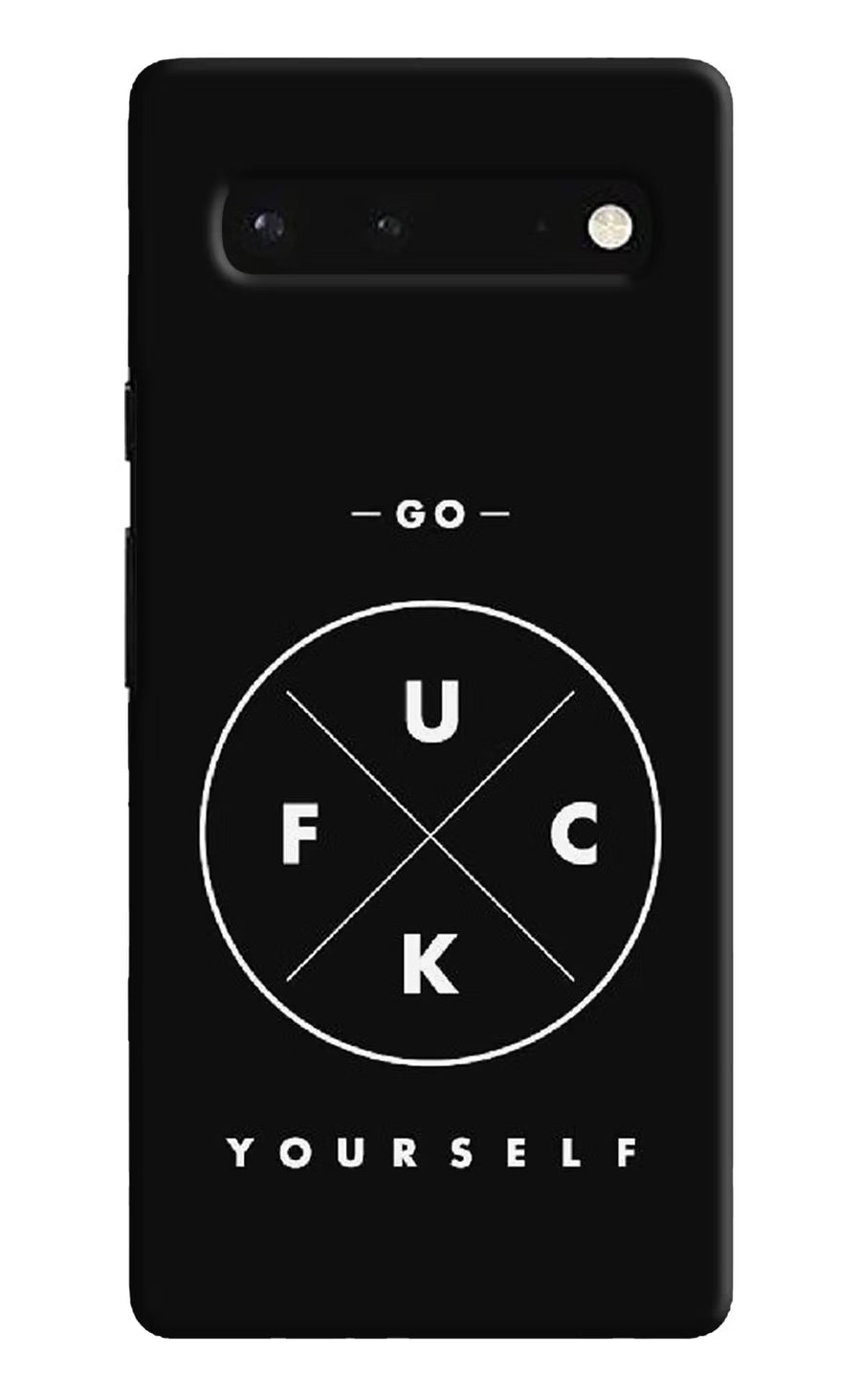 Go Fuck Yourself Google Pixel 6 Back Cover, Hard case