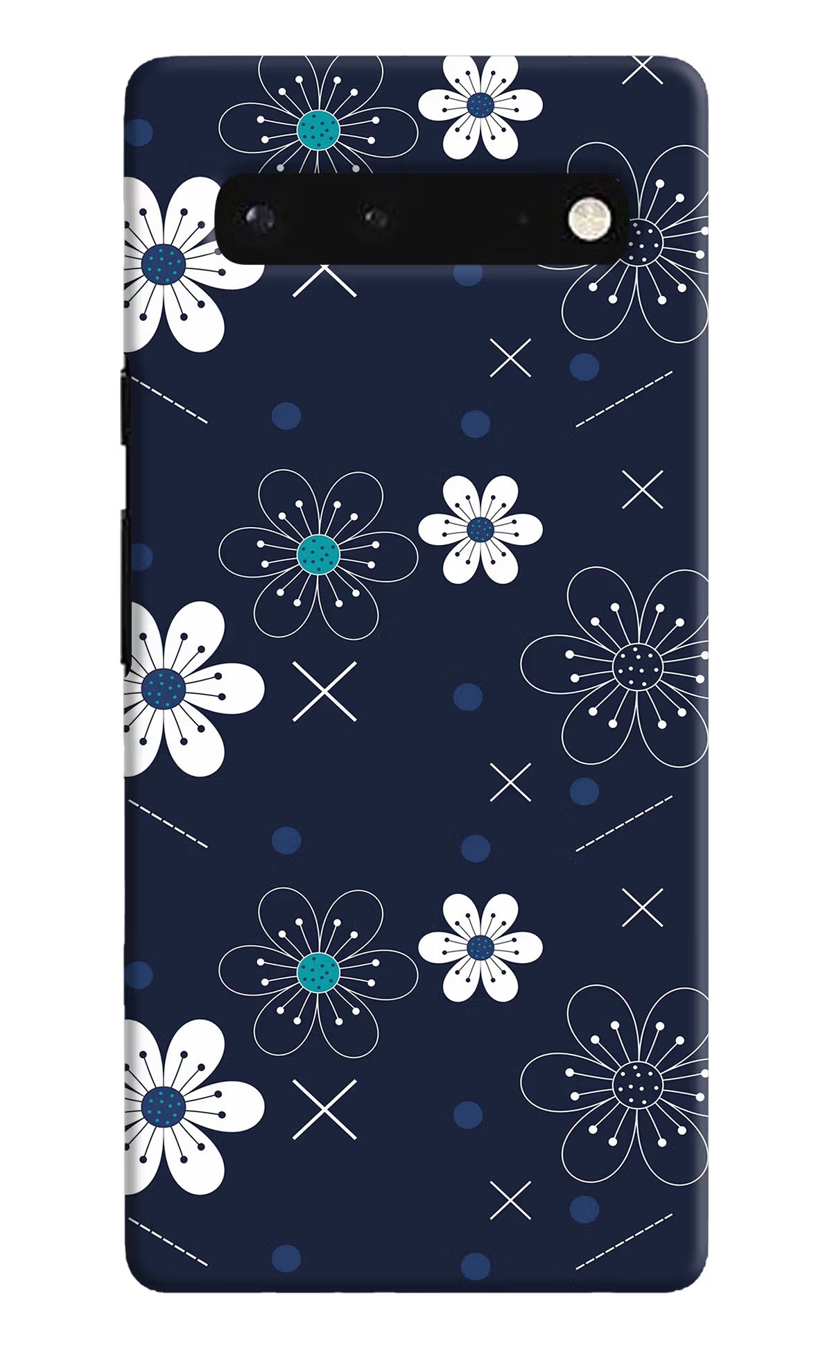 Flowers Google Pixel 6 Hard Case Back Cover by Casekaro