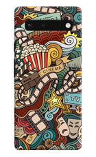 Cinema Abstract Google Pixel 6 Hard Case Back Cover by Casekaro