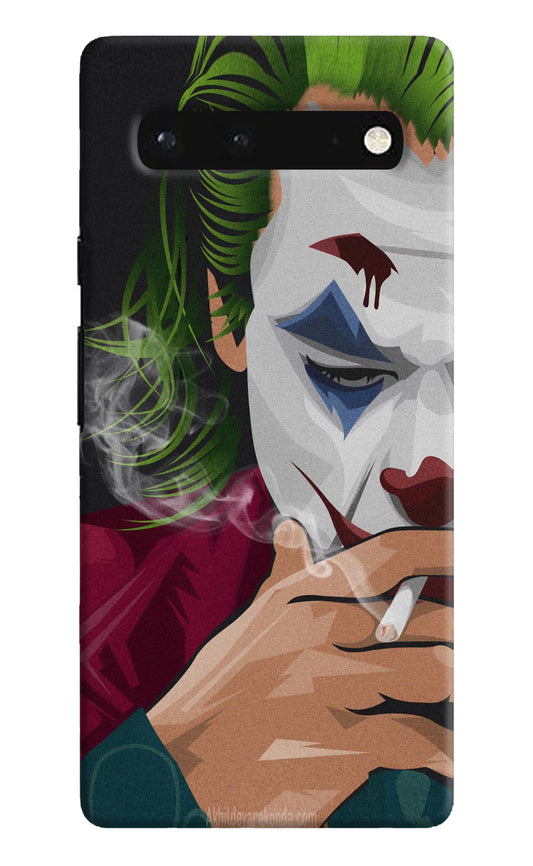Joker Smoking Google Pixel 6 Hard Case Back Cover by Casekaro