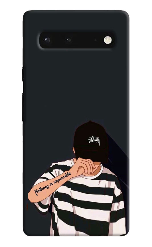 Aesthetic Boy Google Pixel 6 Hard Case Back Cover by Casekaro